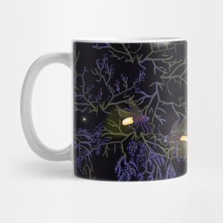 Luminous Night with fireflies Mug